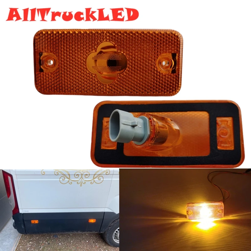 1X Indicatori Di Direzione Indicatori Di Direzione Per Iveco Side Marker Per Iveco Daily Side Marker Light Per Eurostar 440 Marker Light Oem41200664