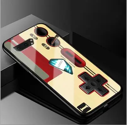 Роскошный Ретро-чехол из закаленного стекла для Asus ROG Phone 2, Защитные чехлы для Asus ROG Phone II ROG Phone 2, чехол - Цвет: A1