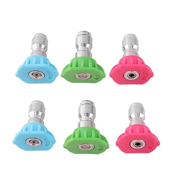 

Quick-Connect Nozzle Kit For Gas Power Pressure Washers 4000 Psi Rating With Tip 1/4 Inch Color Green Size 3.0 Pressure Washer S