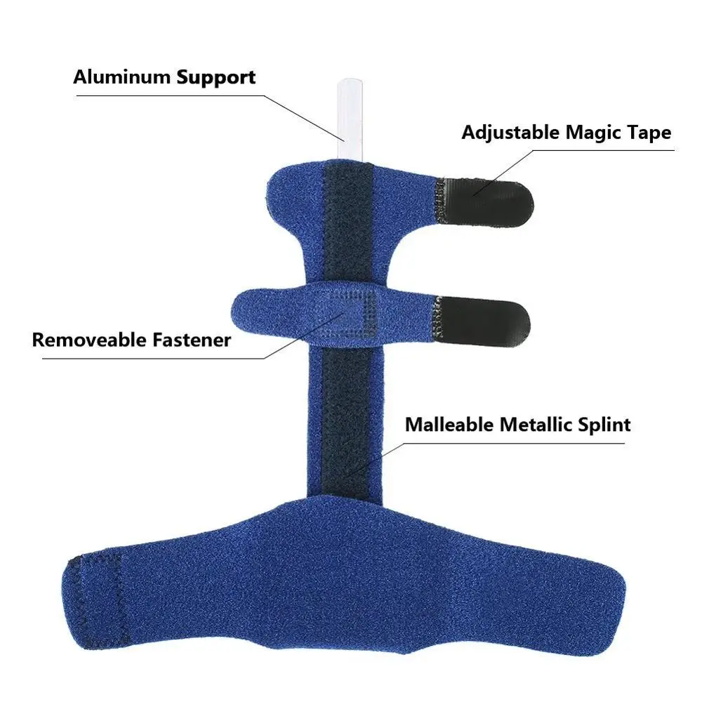 Trigger Finger Splint - Full Hand and Wrist Brace Support - Adjustable Locking Straightener - Straightening Immobilizer Treatmen Trigger Finger Splint - Full Hand and Wrist Brace Support - Adjustable Locking Straightener - Straightening Immobilizer Treatmen