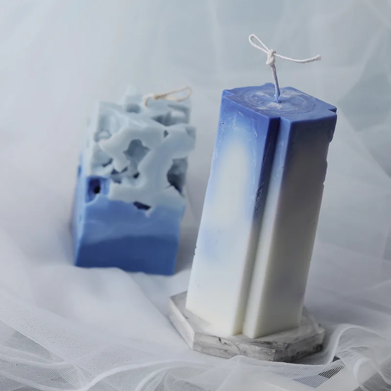 Крестообразная акриловая свеча форма Ароматерапия Свеча Ремесло Свеча ручной работы DIY материал