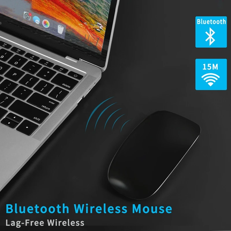 Bluetooth пресс-мышь беспроводная эргономичная тонкая Arc Magic mouse оптическая ультра-тонкая мышь для Apple Mac Pc ноутбука