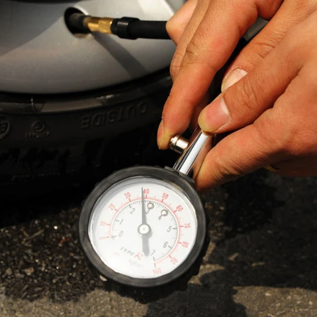 Manometre Pression Pneu, Jauge de pression des pneus Haute précision  Moniteur de la pression de la pression des pneus de pneu de pneu de haute