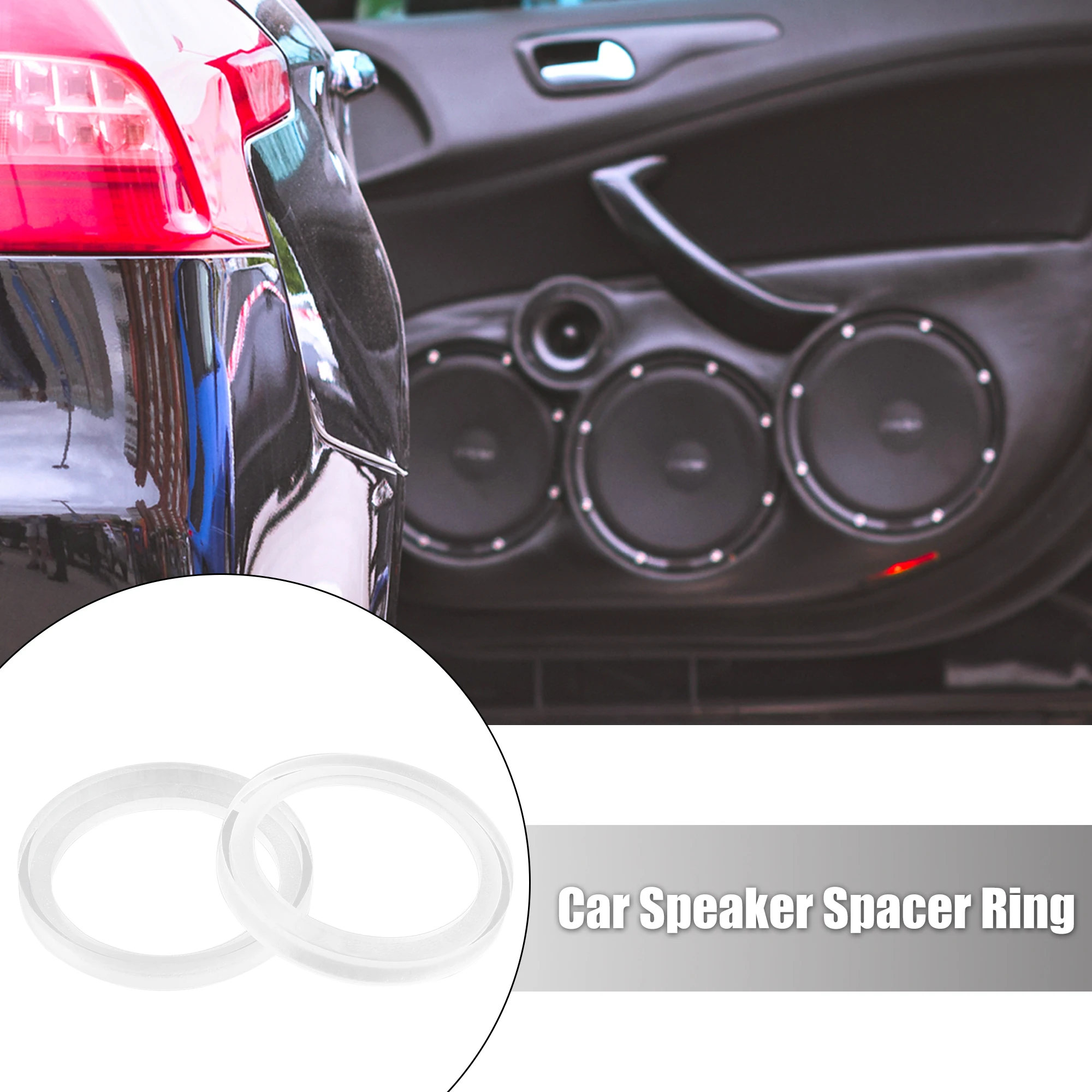 Car Audio Speaker Spacer Ring Adaptor speaker mounting spacer rings 1/2/2.5/3/3.5/4/6.5Inch 43mm ID