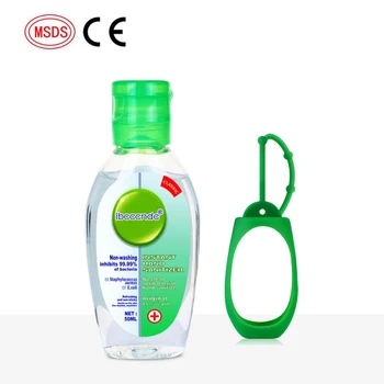 

1 Pc 50ml Portable Hand Sanitizer Gel Anti- Moisturizing Liquid Disposable Waterless Antibacterial Hand Soap With Handle