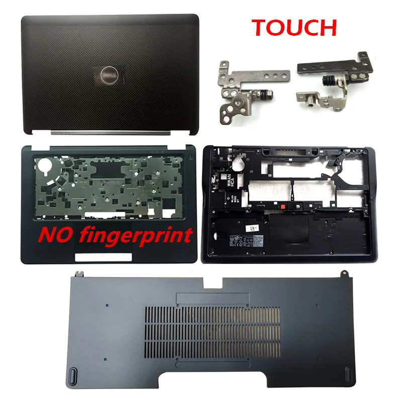 For Dell Latitude E7250 LCD Back Cover/Front Bezel/Palmrest/Bottom Case Cover 0TWKC5 04XG2K 0V5Y98 0Y0T7F 0M081X 05JK6H 08MV8D 