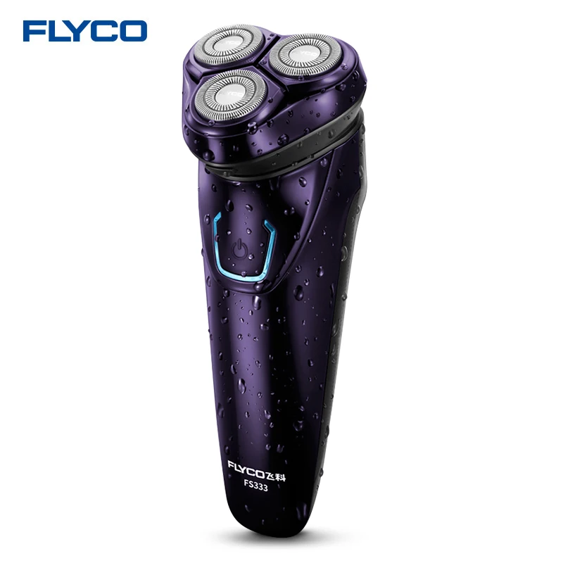 Flyco FS333 электробритва Быстрая 1 час Зарядка Поддержка перезаряжаемая Влажная и сухая мойка Pop Up триммер для мужчин