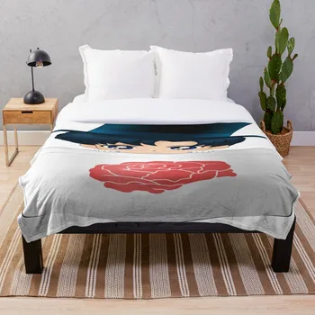 

Soft Blanket for Bed Sherpa Flannel Fleece Blanket Home Travel Sofa Soft Throw Blanket Tuxedo Mask Poket