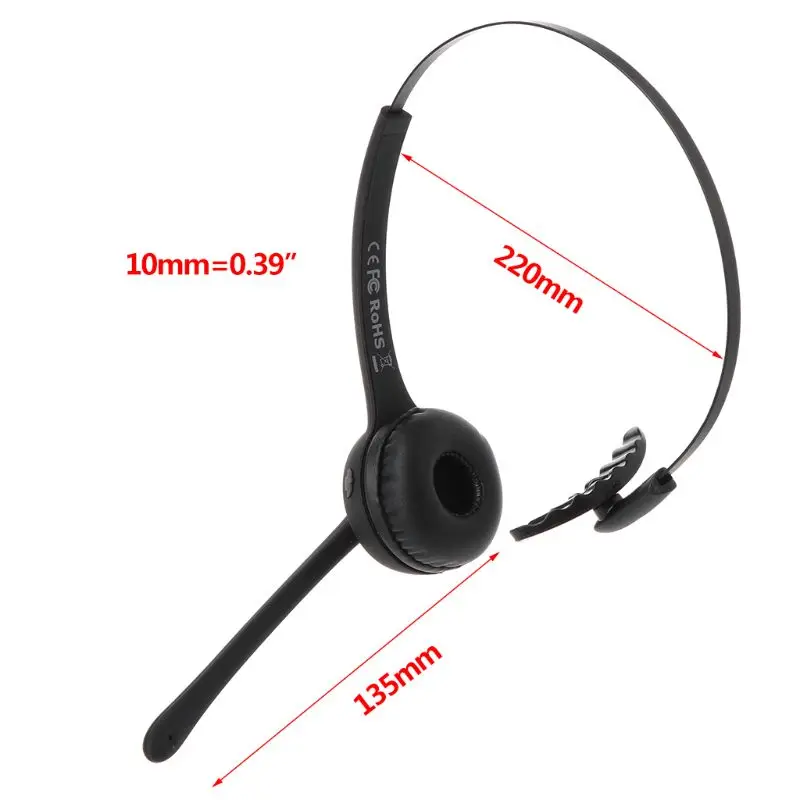 Pro один Ухо Тип телефон с Bluetooth телефонный звонок наушники гарнитура с шумоподавлением микрофон