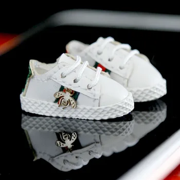 

ob11 doll shoes molly beautiful knot pig body 9 1 / 12BJD white shoes low-top tide shoes wild doll accessories shoes