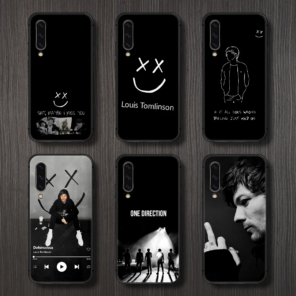 One Direction Louis Tomlinson Phone Case Cover For Samsung Galaxy A10 A20 A30 E A40 A50 A51 A70 A71 J 5 6 7 8 S black back tpu | Мобильные