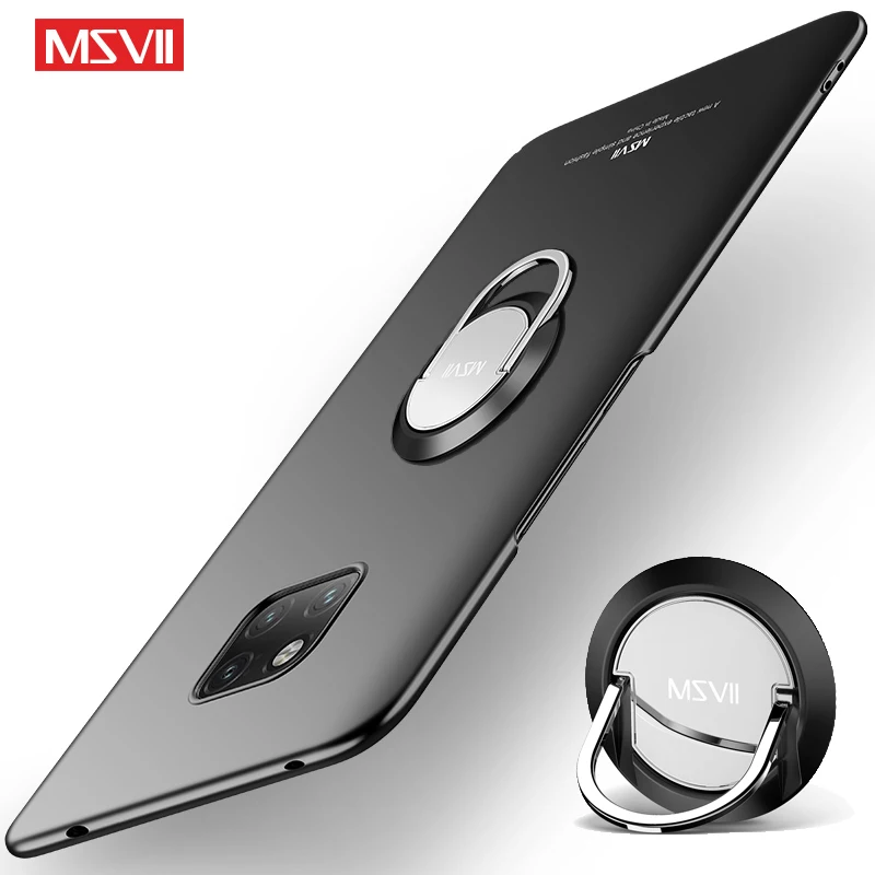 Mate 20 Pro X чехол Msvii матовый для Huawei Lite кольцо держатель Mate20 чехлы |