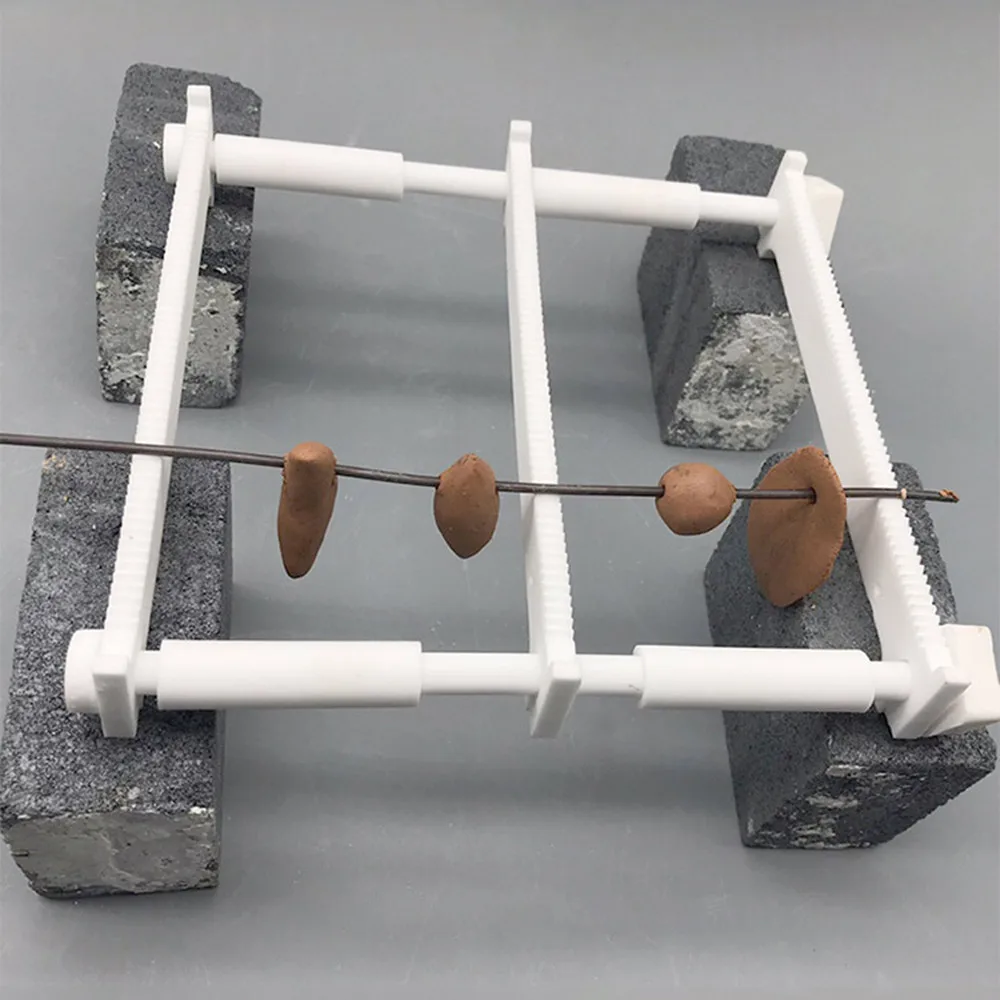 Pottery tools clay craft tool tungsten wire jewelry hanging burning tool Reusable Hanging Firing Holder for Ceramic Jewelry Process Pottery Clay Tool High Temperature Resistant Tungsten Wire for Choice