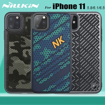

Nillkin for iPhone 11 Pro Max Case 3D Textured Military Camo Farbic Reflective Phone Full Cover Case for iPhone 11 5.8/6.1/6.5