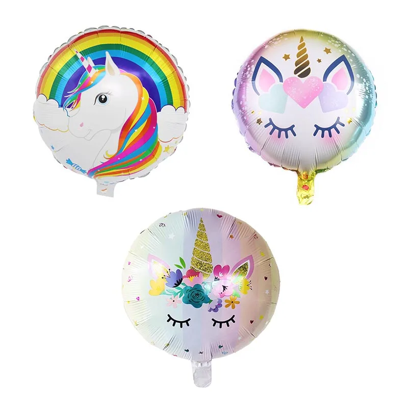 

1pc 18inch Aliuminium Foil Helium Globos Unicorn Balloon Birthday Party Decorations Kids Unicorn Party
