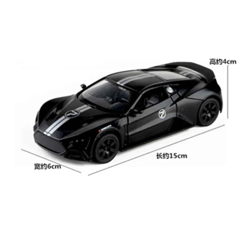 Коллекция 1:32 15 см ZENVO STI Дания Классическая гоночная модель автомобиля откатная литая под давлением сплав дисплей автомобиля для детей и взрослых