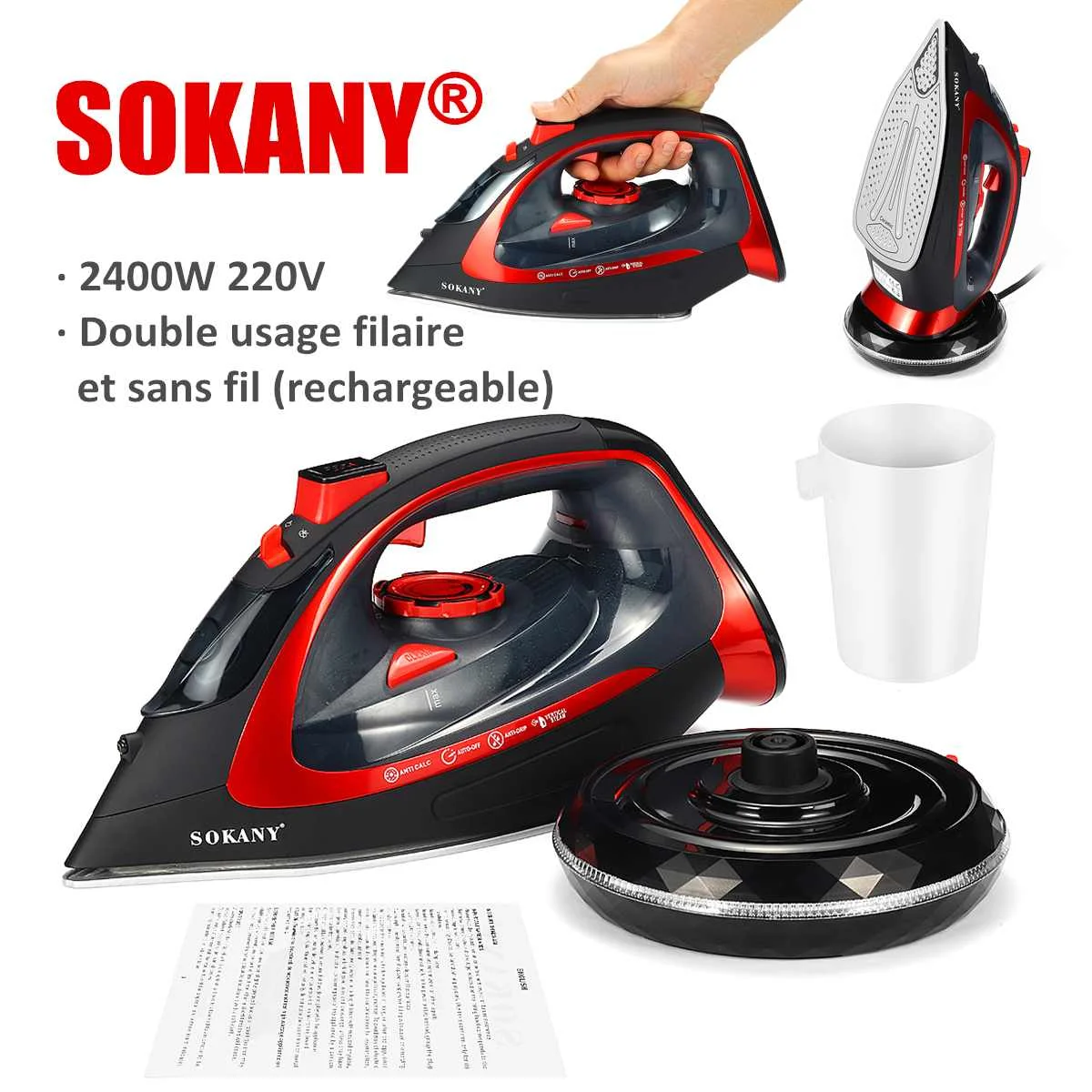 rechargeable iron for clothes