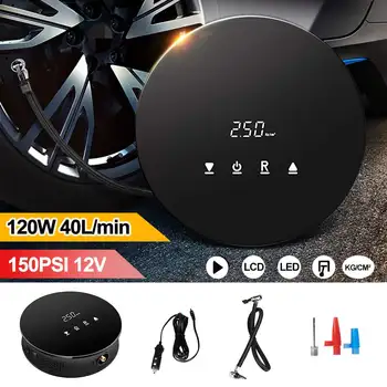 

12V 150PSI 40L/min LCD Digital Tyre Inflator Mini Compressor LED Car Tyre Pump Air Pump For Car Bicycle Tires Ball