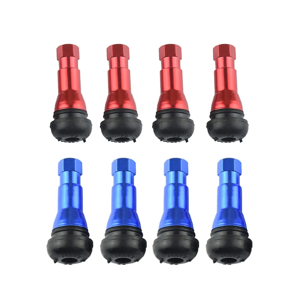 4pcs Red TR413 Car Truck Tire Valve Stems Universal Corrosion Resistant