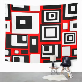 

Geometric Tapestry Retro Rectangle Tapestry For Bedroom Room Decor Wall Hanging Art Tapestry Picnic Mat Beach Towel Bed Cover