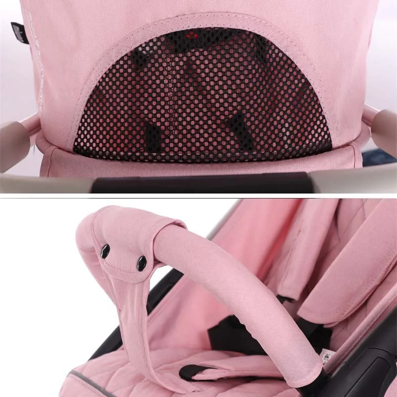  Mini Baby stroller Lightweight Baby cart Portable Baby trolley baby car multicolor One key operatio