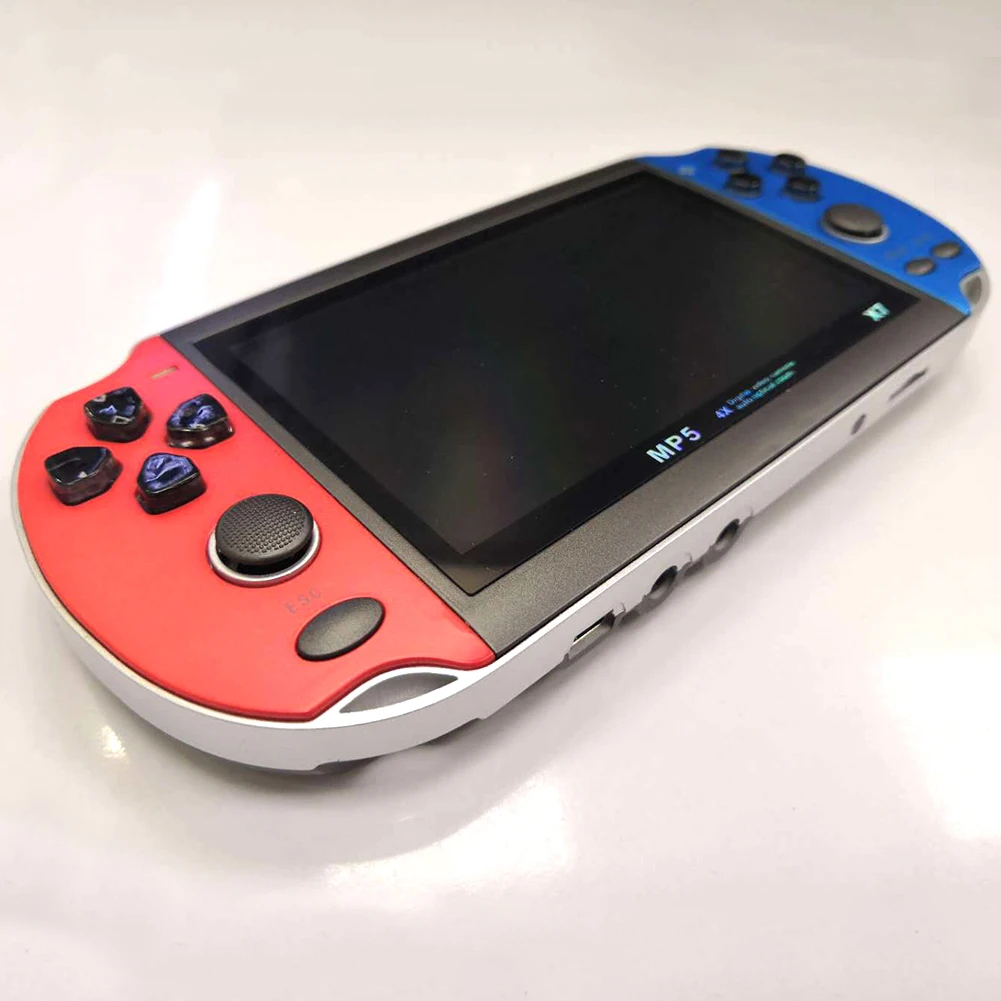 X7 4,3 дюмовая игровая консоль многофункциональная развлекательная ТВ выход перезаряжаемая портативная пластиковая 8 Гб USB двойная рокерная видеокамера