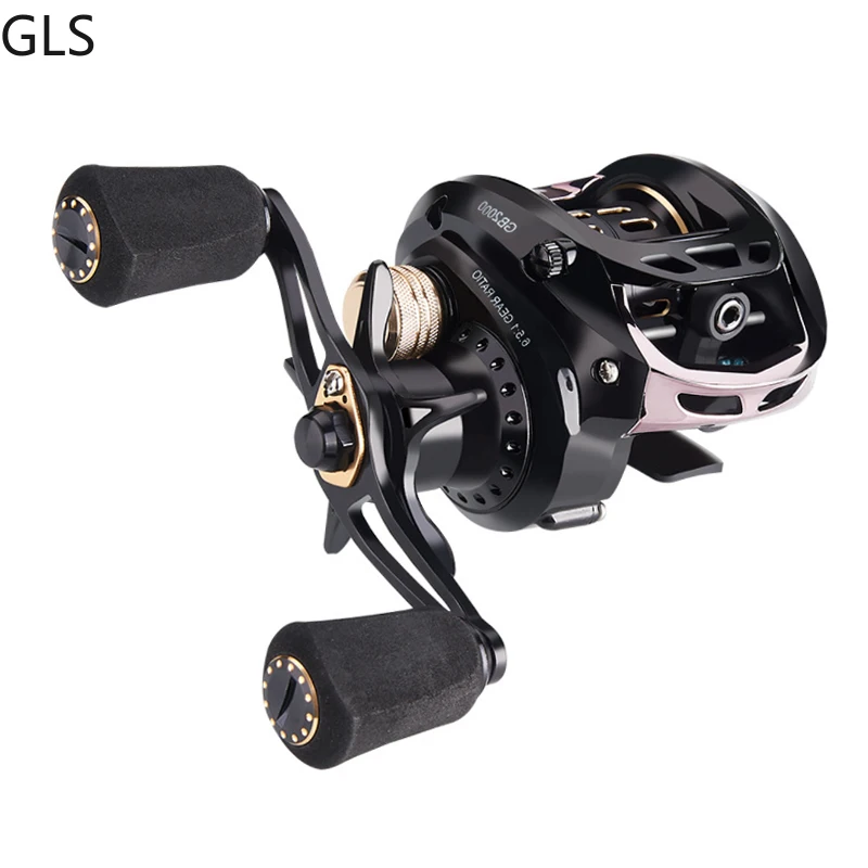 Full Metal Spool Baitcasting Reel 5kg Drag Max 6+1BB Gear Ratio 6.5:1  Mechanical Side Cover Left Right Hand Fishing Reel - AliExpress