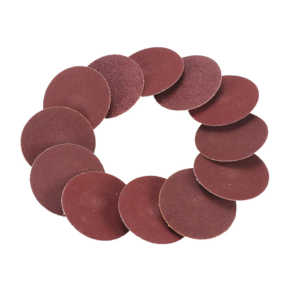

50pcs 2 inch Grit Sanding Sheet Discs Hook and Loop Round Shape Sandpaper Mixed Polishing /Clean Abrasive Tool Accessories