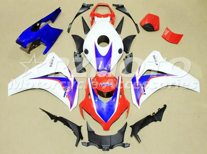 Новый комплект обтекателей ABS для мотоцикла подходит HONDA CBR1000RR 2008 2009 2010 2011 CBR1000 08 09