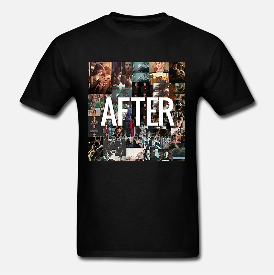 Мужская и женская футболка с надписью AFTER MOVIE | одежда
