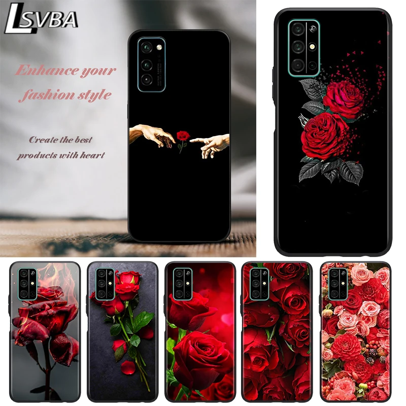 Чехол для телефона Huawei Honor 30 30S 30i 20 20S 20E 8S 8C 8X 8 7S 7A 7C Pro Plus Lite MAX черный с красивыми