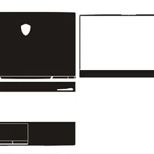 Ноутбук углеродного волокна виниловая кожа Наклейка Обложка для MSI GL65