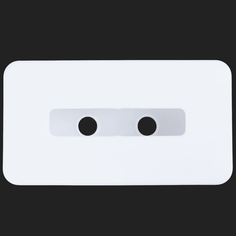 rectangular Plastic facial tissue napkin box toilet paper dispenser case holder home office decoration(white) 21.5*9.3*12cm