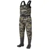 Bassdash Bare Camo Neoprene Chest Fishing Hunting Waders for Men with 600 Grams Insulated Rubber Boot Foot in 8 Sizes ► Photo 1/6