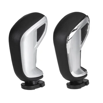 

Automatic Car Gear Shift Knob Lever Shifter Handle Stick PU Leather Chrome Matte For Peugeot 508 For Citroen C5