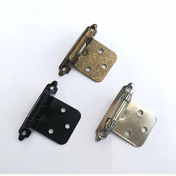

20pcs Self Close Cabinet Door Hinge Kitchen Cupboard Flush Spring Hinge Wardrobe Kitchen Cabinet Antique Furniture Hardware