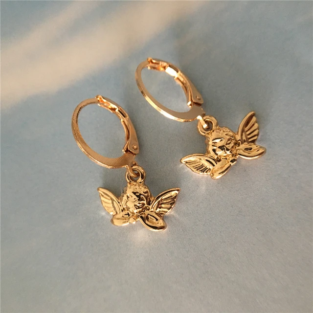 Butterfly Earrings for Baby, 10K Solid Gold, Toddler Earrings, Baptism Gift  for Baby Girl, Birthday Gift for Toddler, Christmas Presents - Etsy