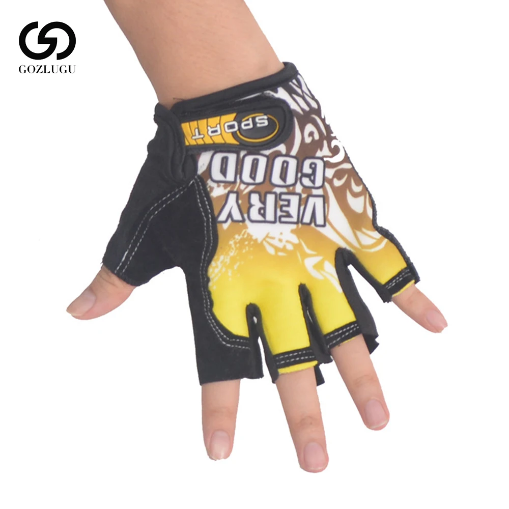 

Sports Gloves Semi-finger Outdoor Mittens Very Good Letters Fingerless Gloves Gym Men Women