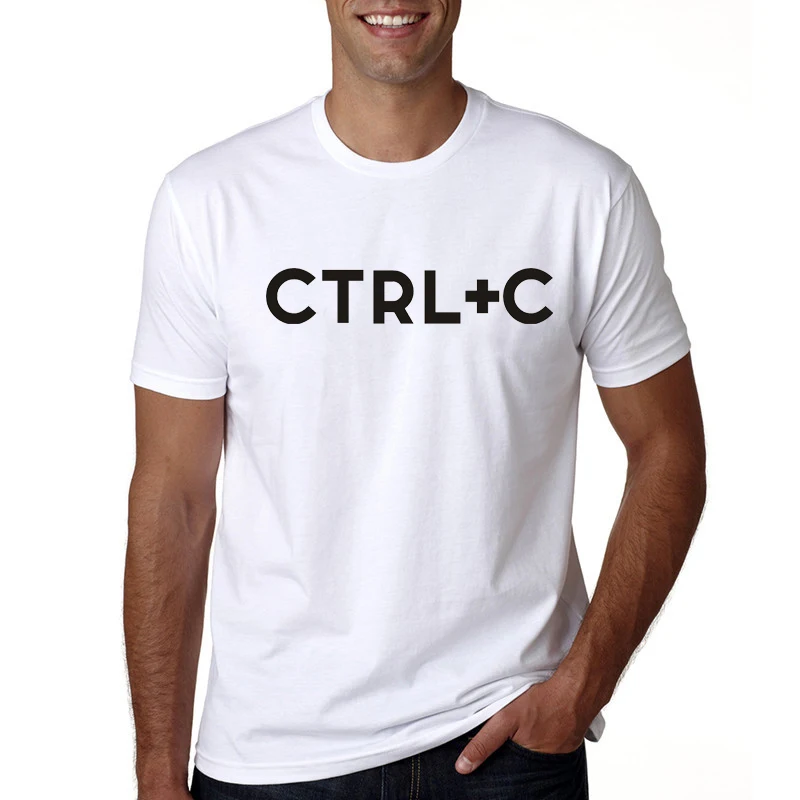 Одинаковая футболка для папы с принтом Ctrl+ C, Ctrl+ V, Детский боди, идеальный подарок на день отца, летняя хлопковая семейная одежда, 1 шт