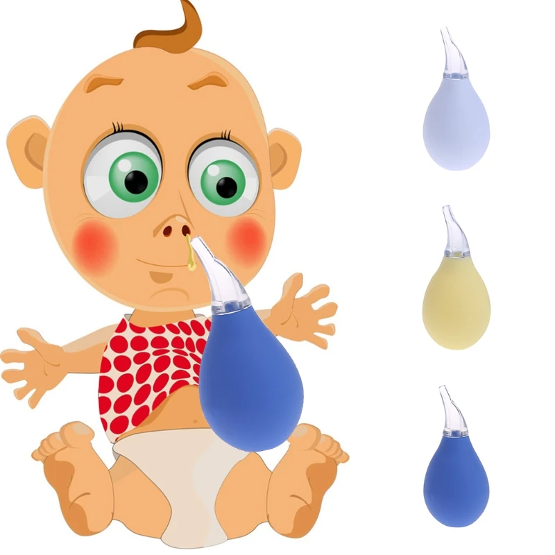 

OOTDTY Baby Newborn Nasal Aspirator Suction Soft Tip Mucus Vacuum Runny Nose Cleaner