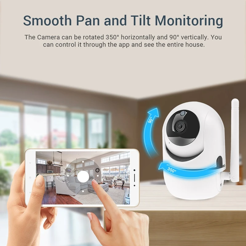 Продвижение 1080P PTZ Беспроводная мини ip камера Wifi Обнаружение движения