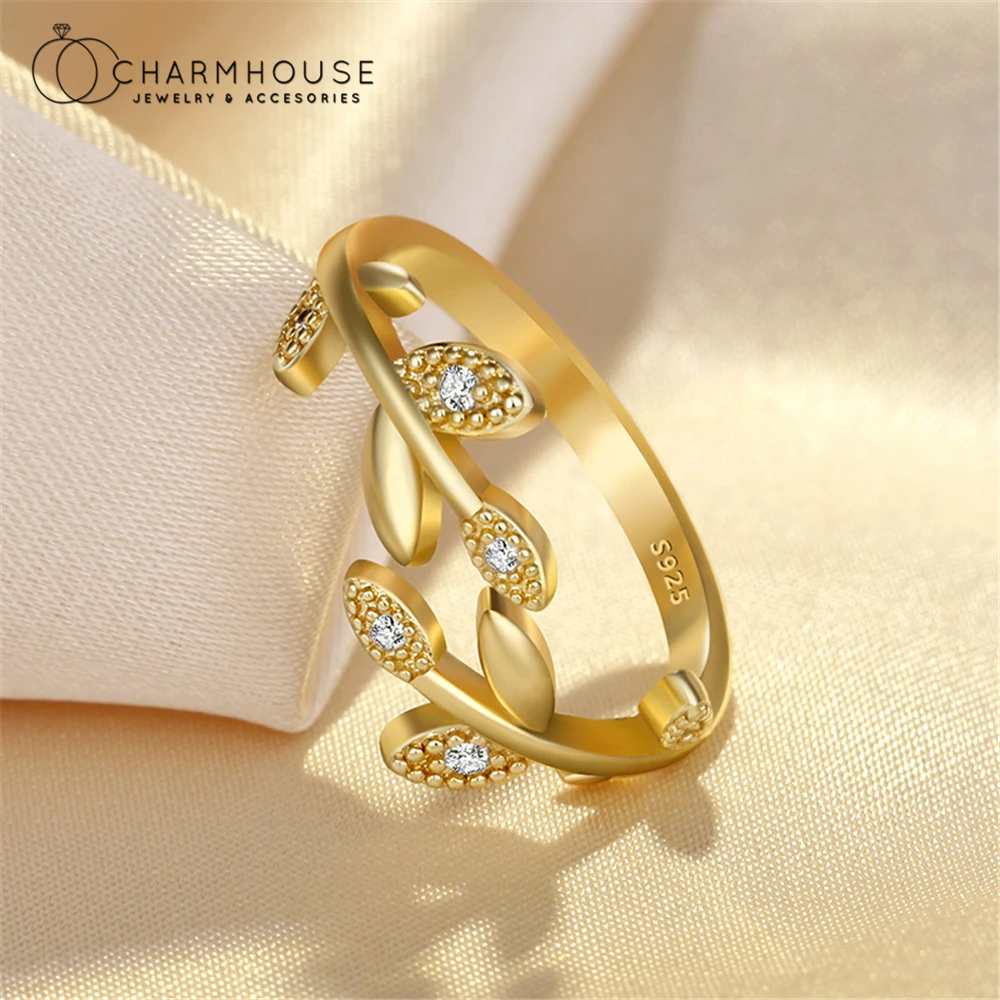 Twin Flower Adjustable Gold Ring