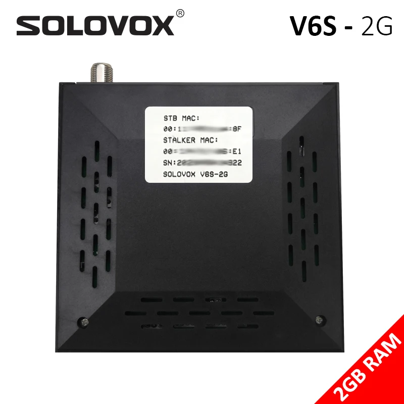 Спутниковая ТВ приставка SOLOVOX V6S MINI HD DVB S2 с поддержкой Xtream Stalker M3U USB WiFi 3G 4G PowerVU