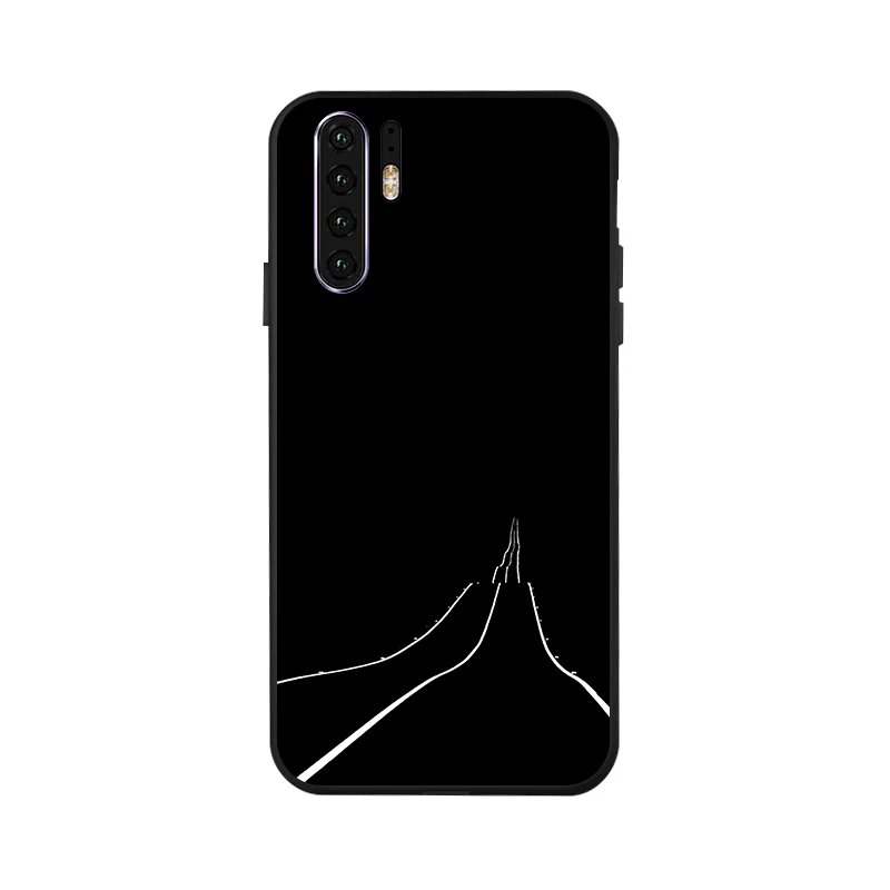 3D DIY Окрашенный черный чехол huawei P30 P20 Pro Чехол Силиконовый задний Чехол для huawei P20 Lite P10 PLUS P30 Lite чехол s чехлы бампер - Цвет: X079