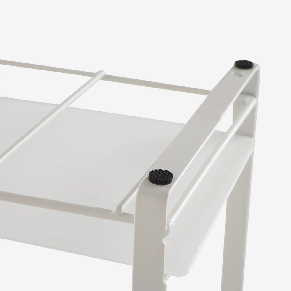 Многослойная стойка для хранения приправ из кованого железа настольная