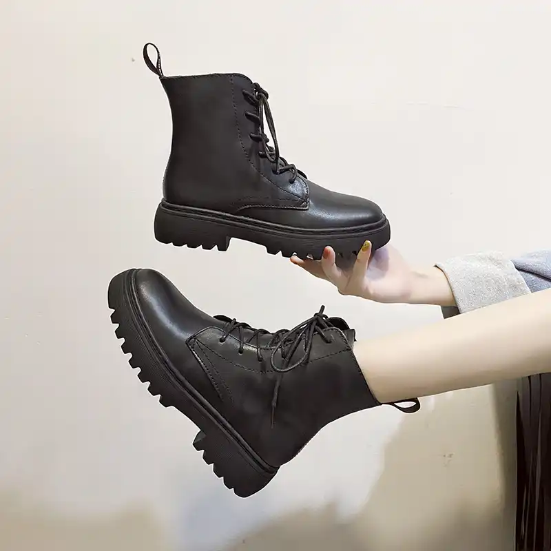 flat heel boots ladies