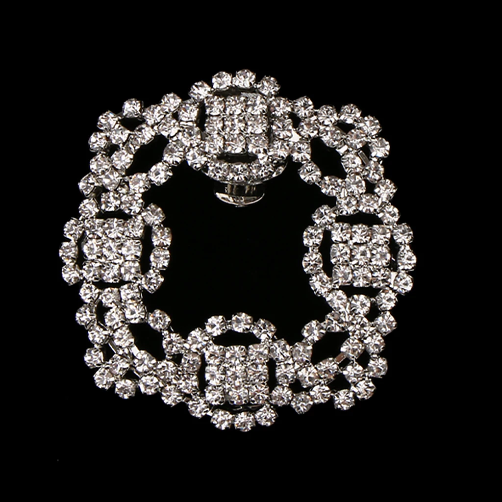 Shiny Rhinestone Crystal Wedding Bridal Diamante Crystal Shoe Clips  Alloy Anklets