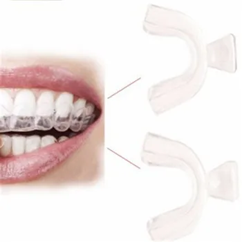 

Hot sale 2 PCS Thermoforming Dental Mouthguard Teeth Whitening Trays Bleaching Tooth Whitener Mouth Guard Care Oral Hygiene
