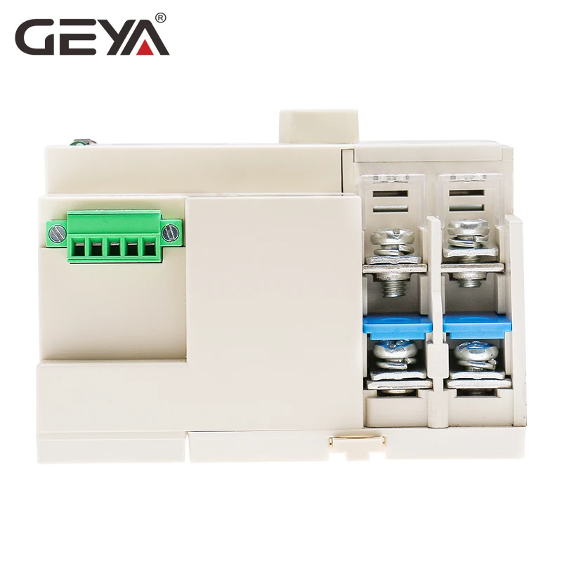 Автоматический переключатель питания GEYA W2R ATS 2P 3P 4P контроллер бесперебойного 63a