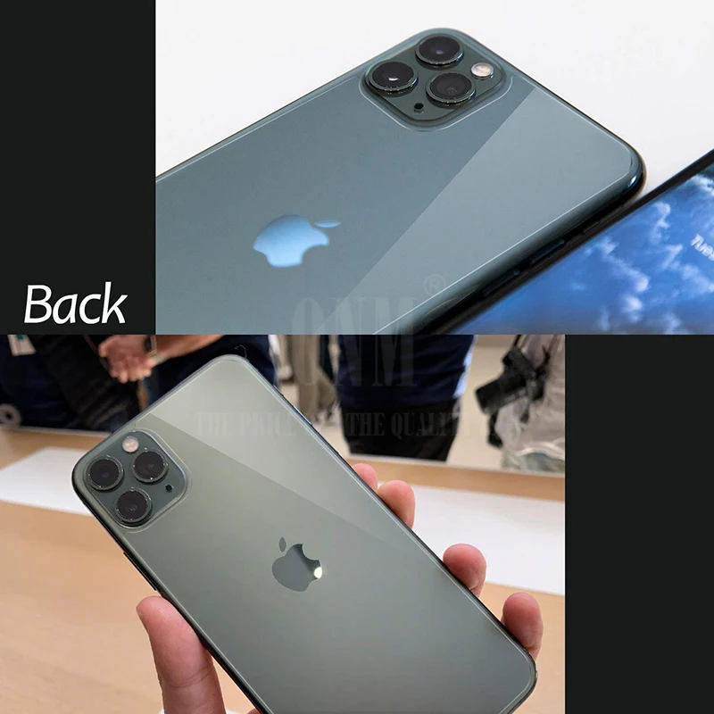 2 шт., защита для задней панели экрана для iPhone 11/Pro, задняя, закаленное стекло, Haptic Touch, закаленное стекло, пленка для iPhone 11 Pro Max